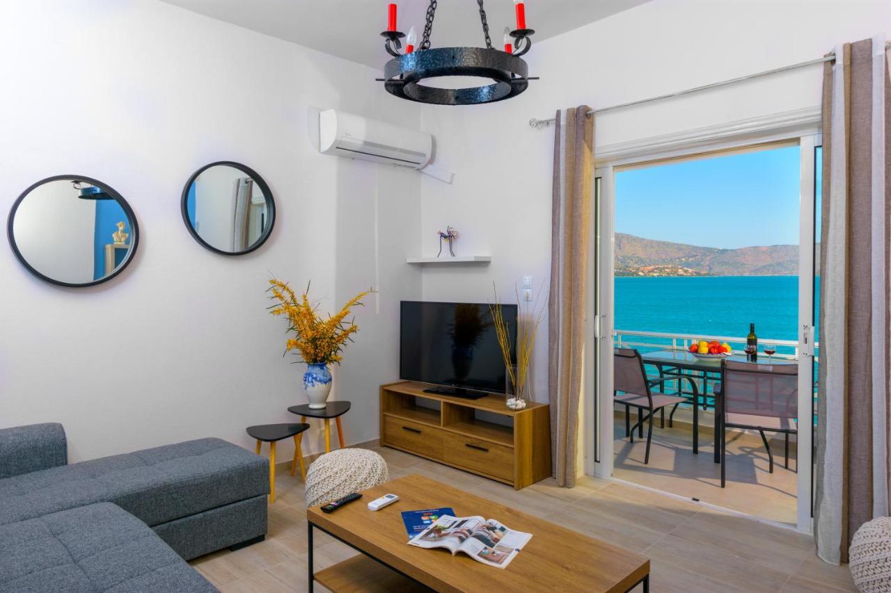 Margarita'S Seafront Luxury Apartment Elounda Exterior foto